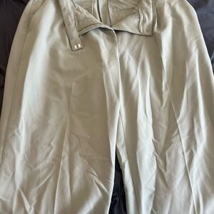 Abercrombie & Fitch Curve Love green trousers